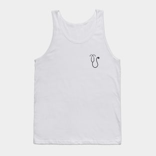 stethoscope sticker Tank Top